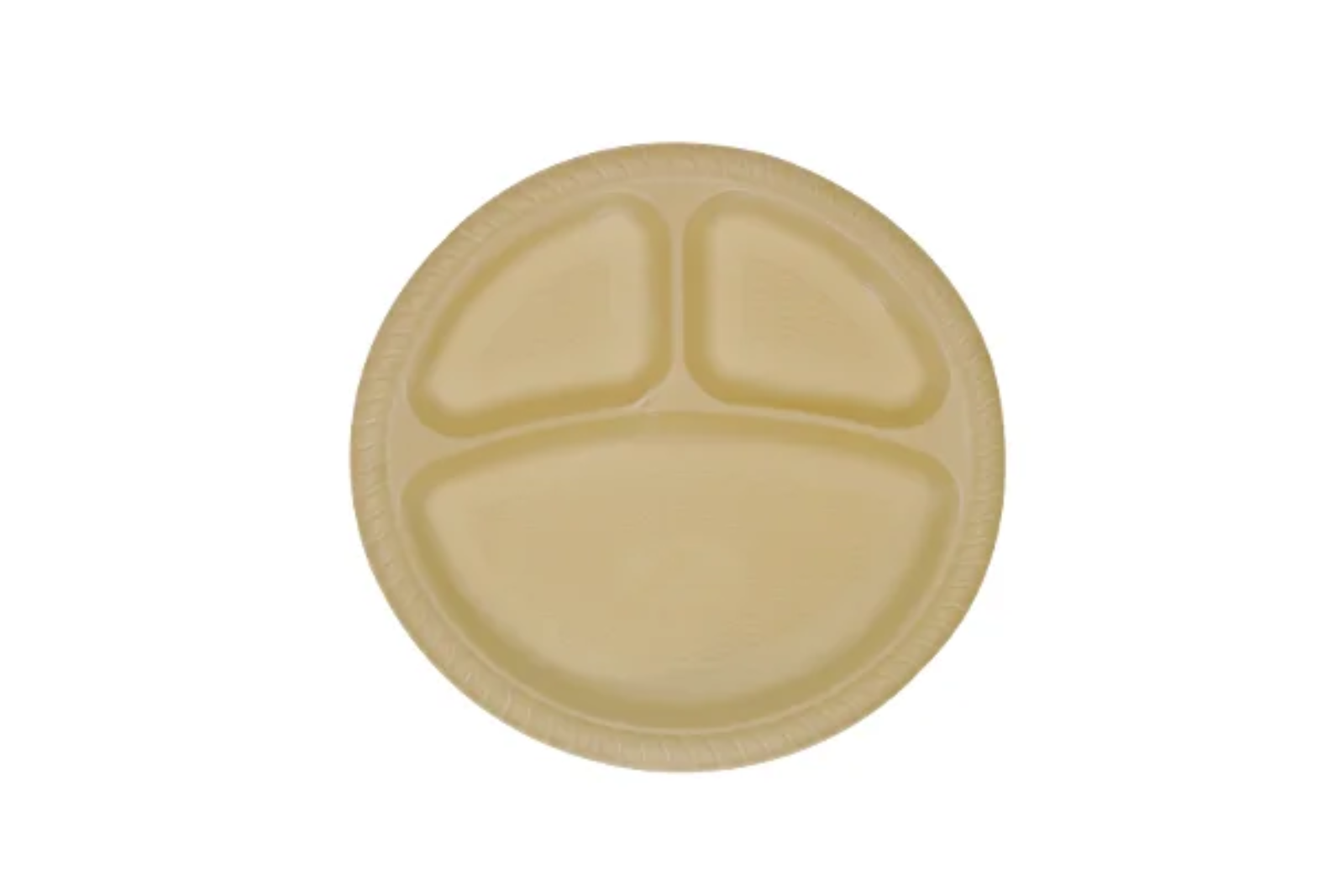 3 Compartment Round Plate 10 Inch.